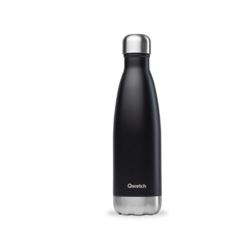 Gourde isotherme Qwetch 500ml Noir