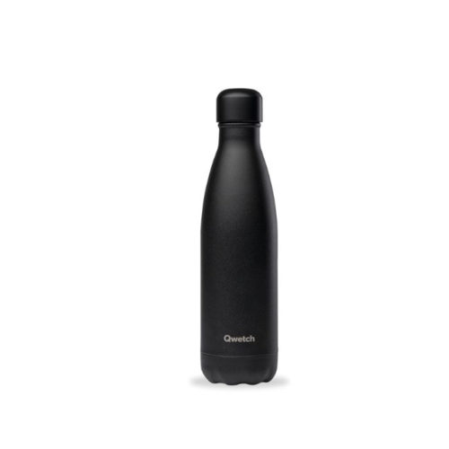Gourde isotherme Qwetch 500ml Noir (All Black)