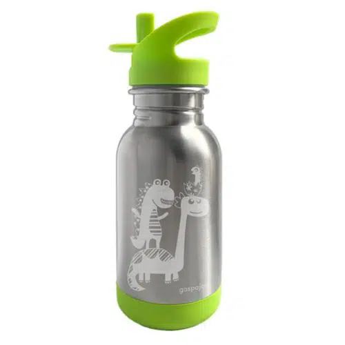 Gourde enfant de la marque Gaspajoe modèle Loopy Dinosaure