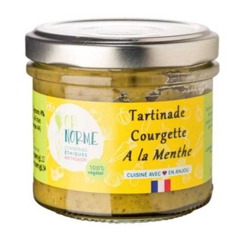 Tartinade courgette menthe