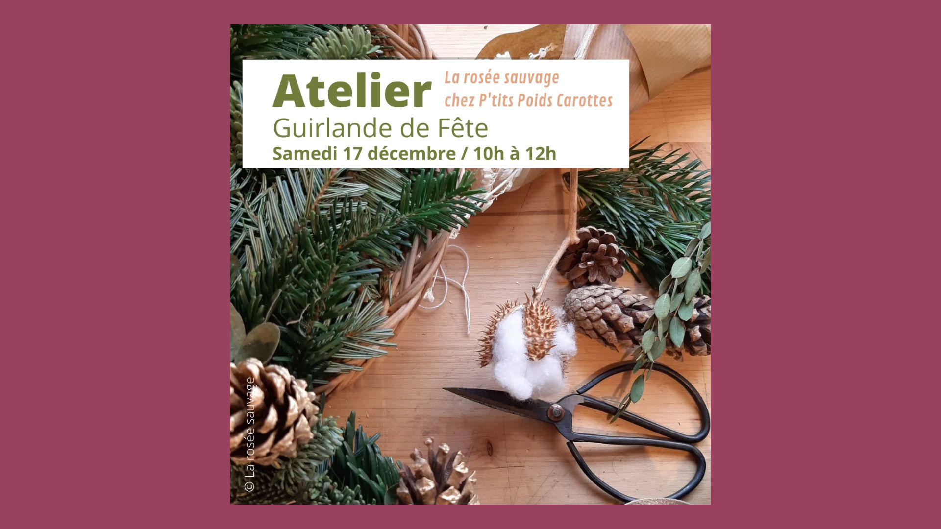 Guirlande La Rosée Sauvage