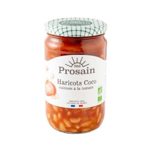 Haricots coco à la tomate Bio - 690g - Prosain