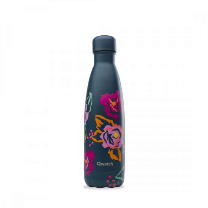 Gourde isotherme Qwetch 500ml Camélia 1 Bouteille-isotherme-camelia-QWETCH