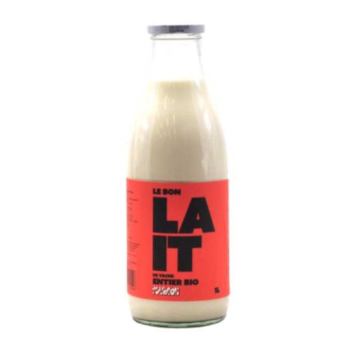 lait de vache entier bio