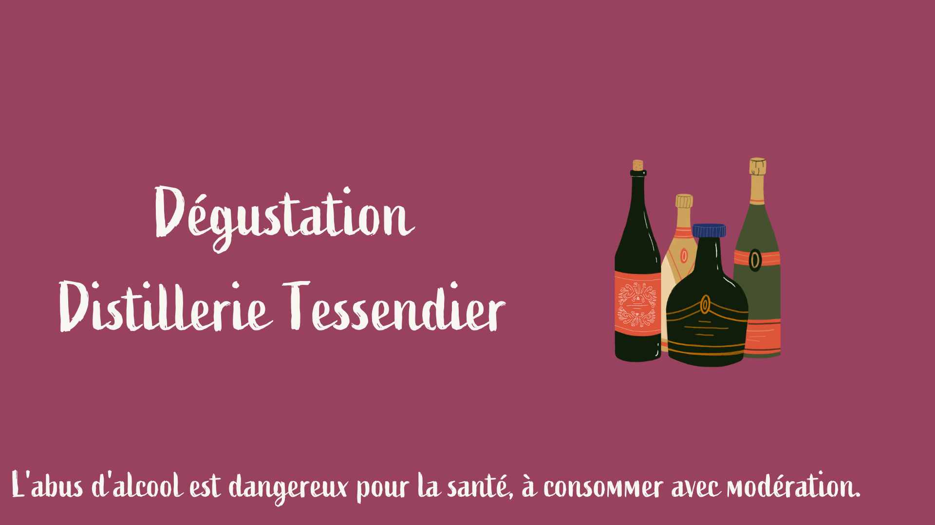 Dégustation Distillerie Tessendier